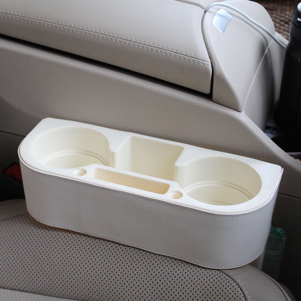 AC-2299A Universal Plastic Car Cup Holder Gap Filler - Carfu Car Accessories